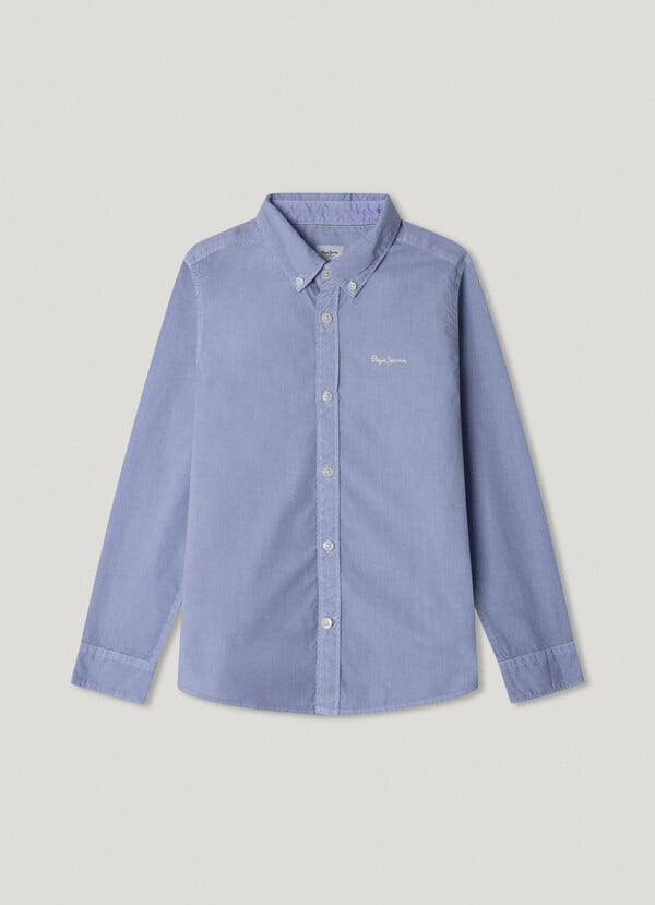 Pepe Jeans camisa popelín logo bordado