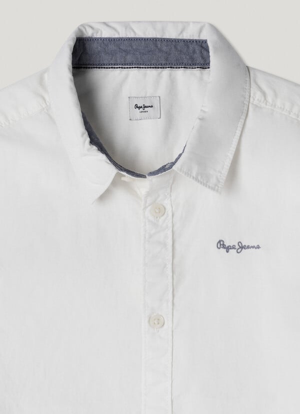 Pepe Jeans Camisa Popelín Manga Corta