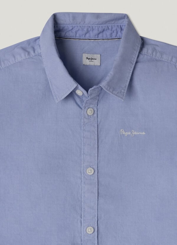 Pepe Jeans Camisa Popelín Manga Corta