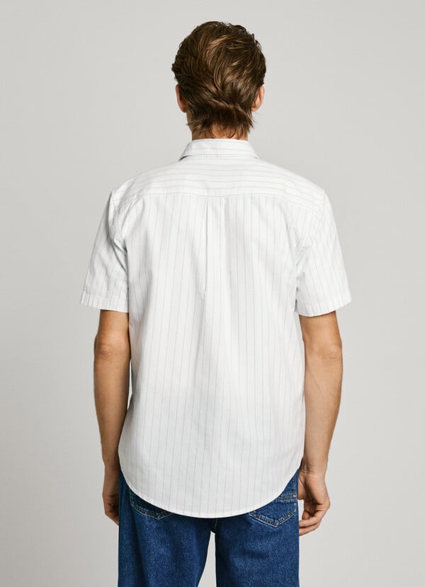 Pepe Jeans Camisa Popelín Rayas Fit Regular