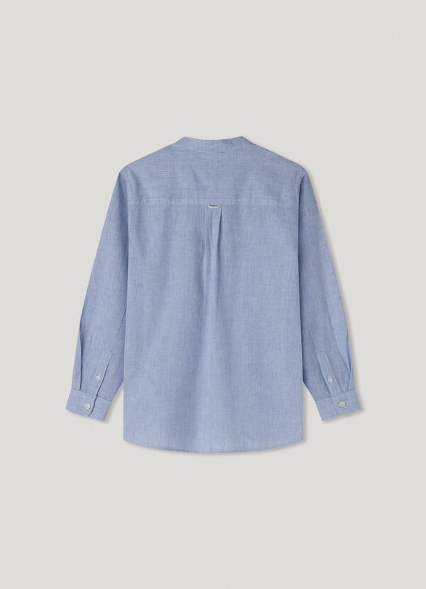 Pepe Jeans Camisa Rayas Cuello Mao