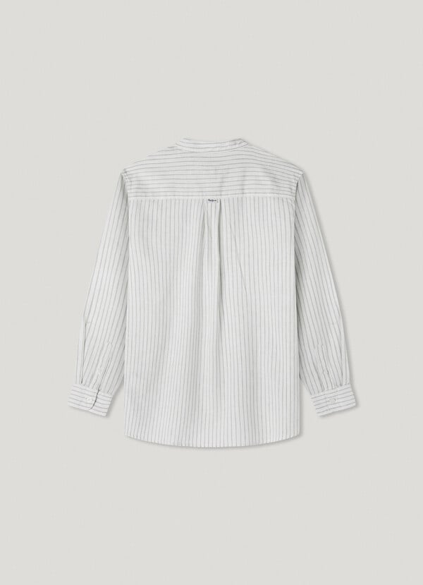 Pepe Jeans Camisa Rayas Cuello Mao