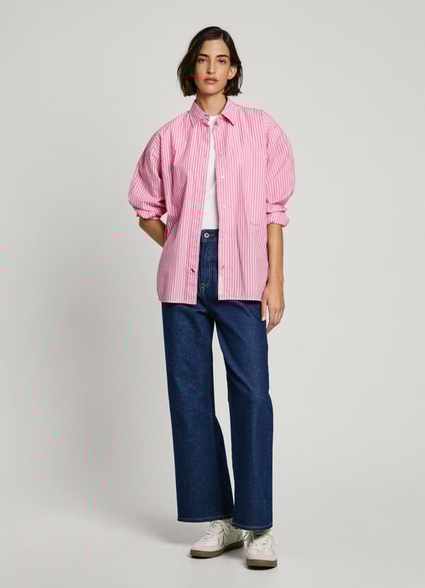 Pepe Jeans Camisa Rayas Fit Loose