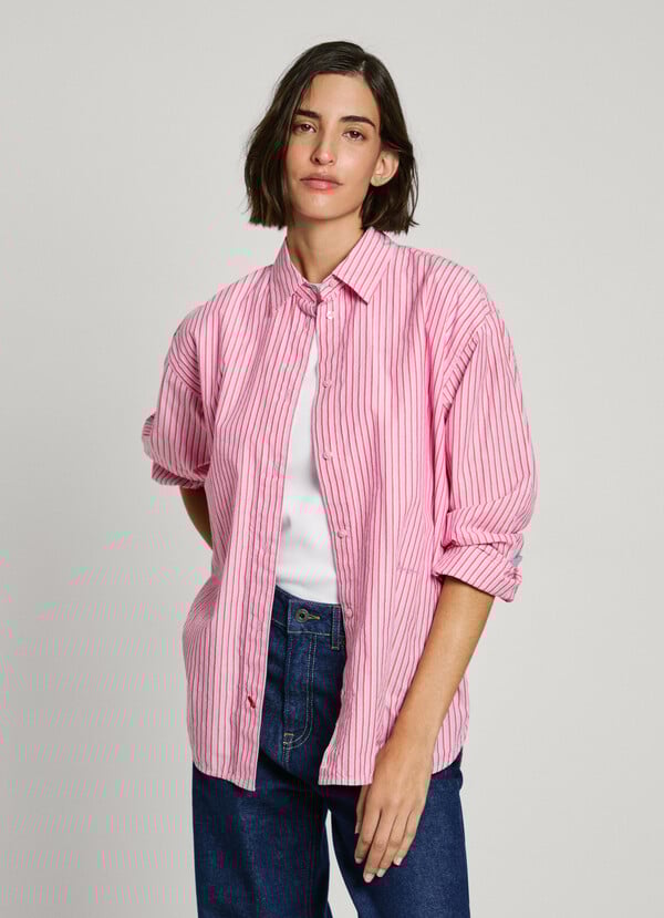 Pepe Jeans camisa rayas fit loose