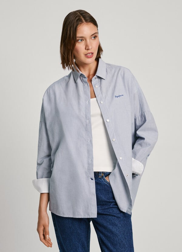 Pepe Jeans Camisa Rayas Fit Oversize