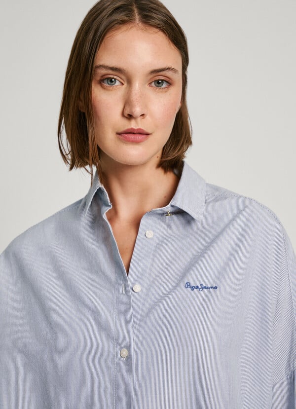 Pepe Jeans Camisa Rayas Fit Oversize