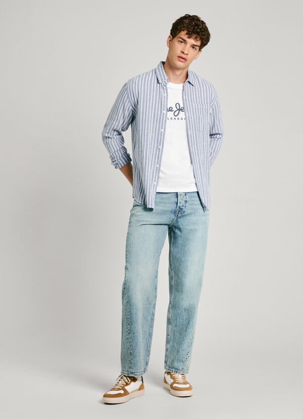 Pepe Jeans Camisa Rayas Fit Regular