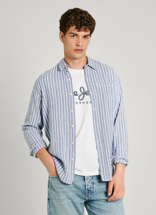 Pepe Jeans camisa rayas fit regular