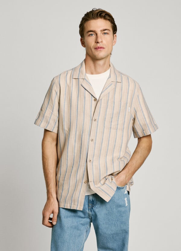 Pepe Jeans camisa rayas fit regular