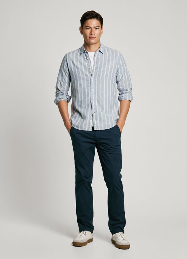 Pepe Jeans Camisa Rayas Fit Regular