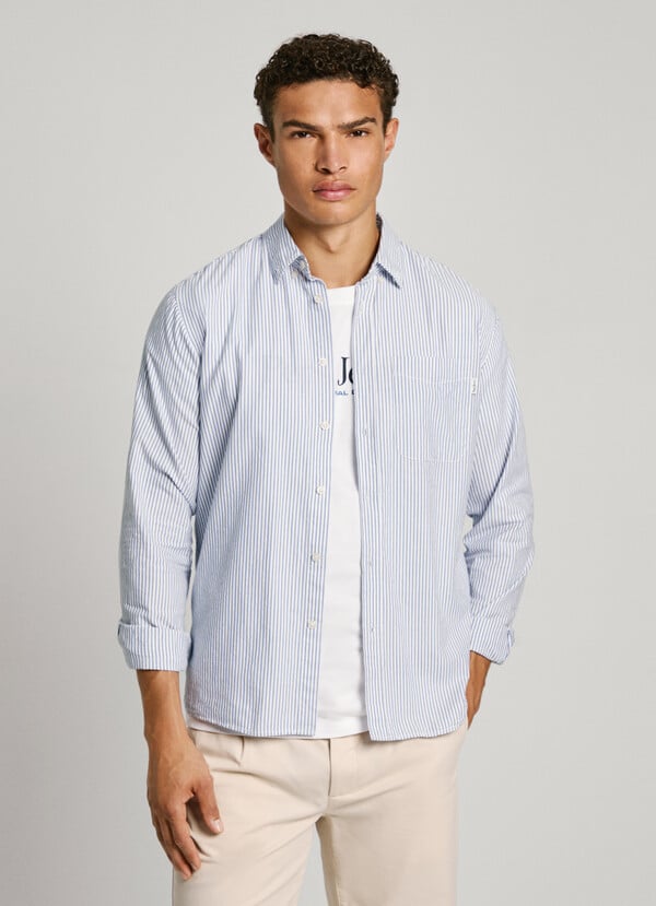 Pepe Jeans Camisa Rayas Fit Regular