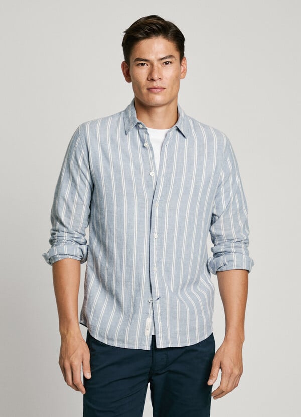 Pepe Jeans camisa rayas fit regular
