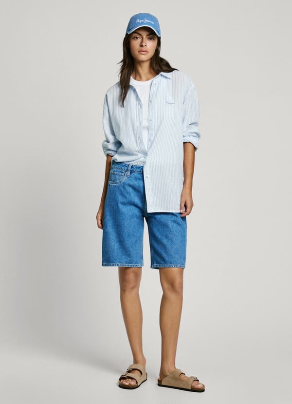 Pepe Jeans Camisa Rayas Fit Relaxed