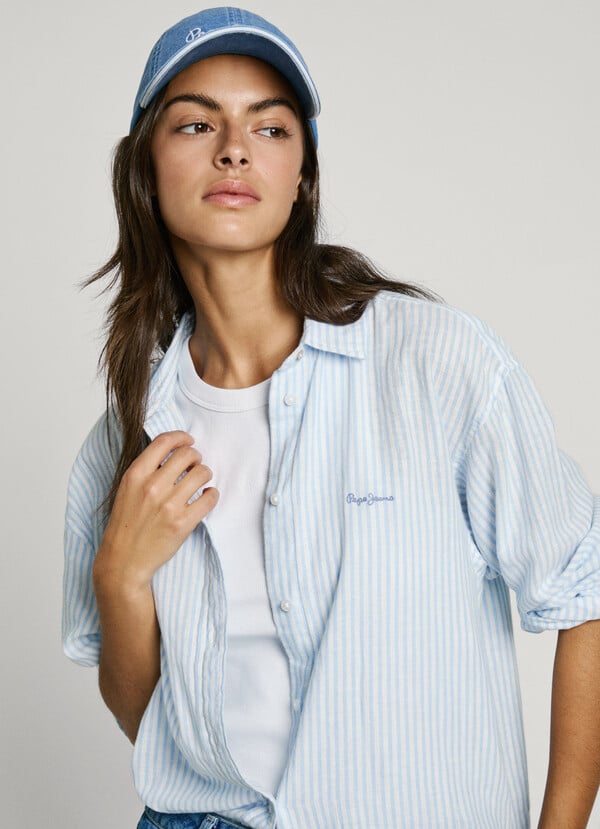 Pepe Jeans Camisa Rayas Fit Relaxed