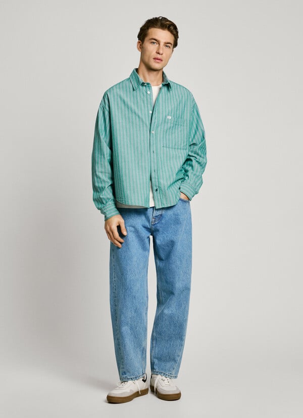 Pepe Jeans Camisa Rayas Fit Relaxed