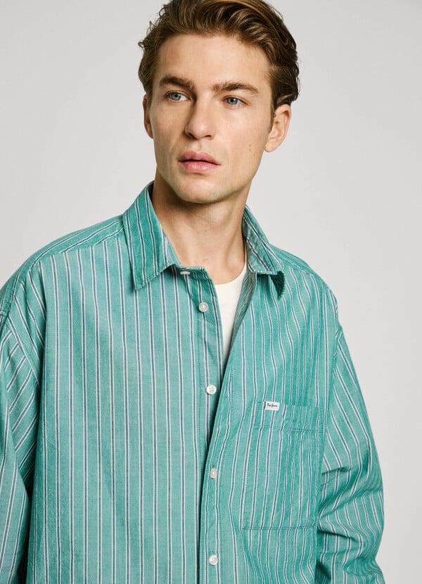 Pepe Jeans camisa rayas fit relaxed