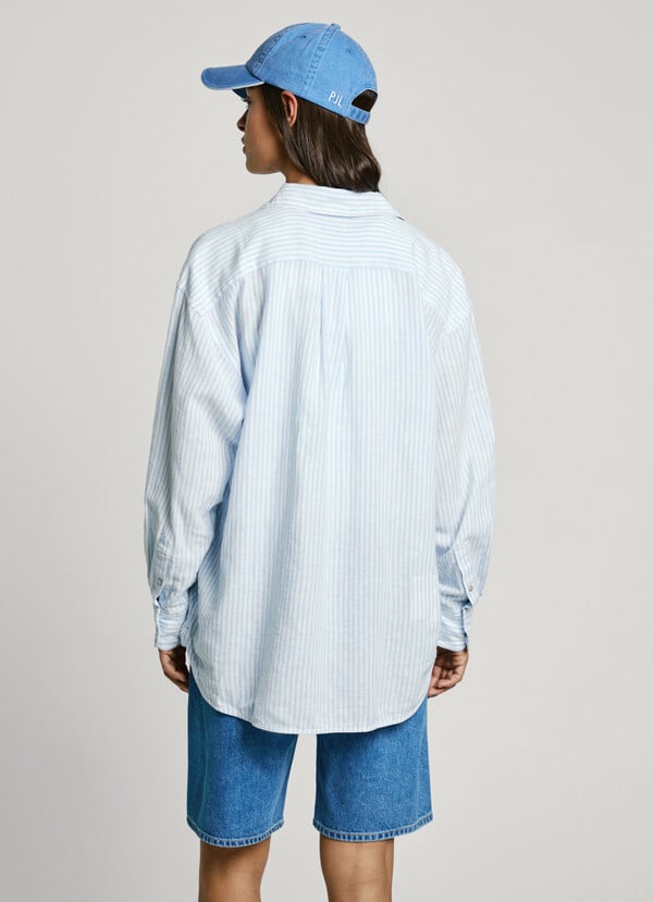 Pepe Jeans Camisa Rayas Fit Relaxed