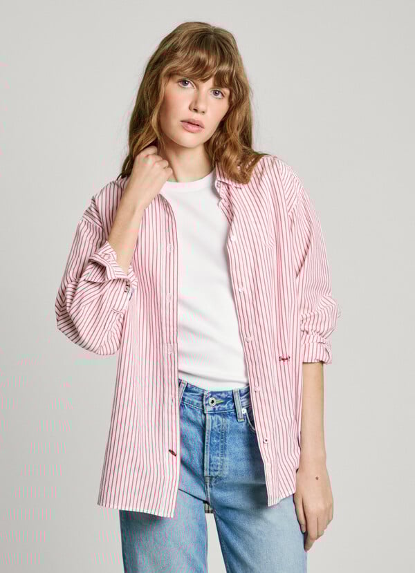 Pepe Jeans Camisa Rayas Fit Relaxed