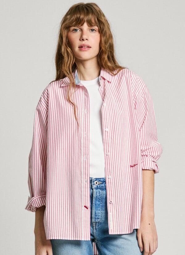 Pepe Jeans camisa rayas fit relaxed