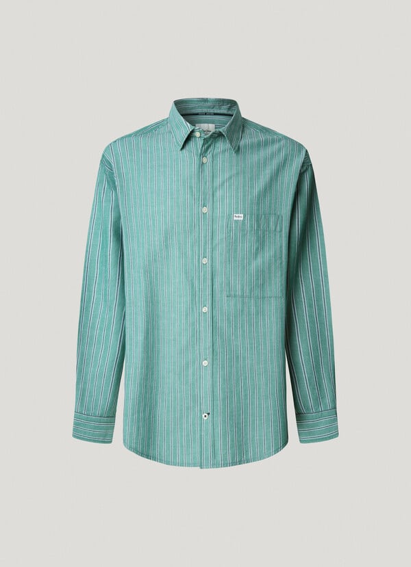 Pepe Jeans Camisa Rayas Fit Relaxed
