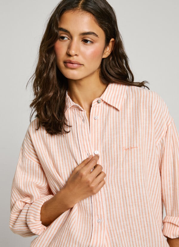 Pepe Jeans Camisa Rayas Fit Relaxed
