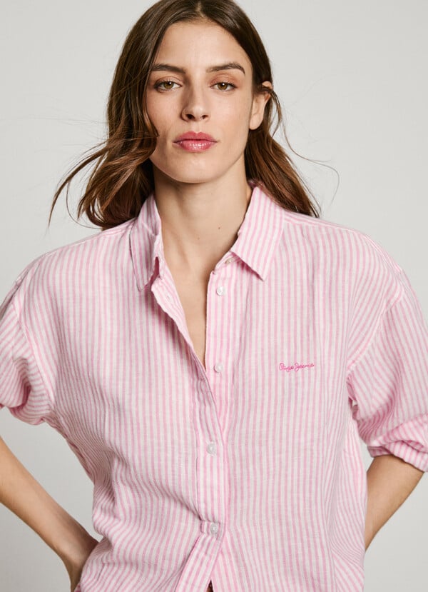 Pepe Jeans camisa rayas fit relaxed