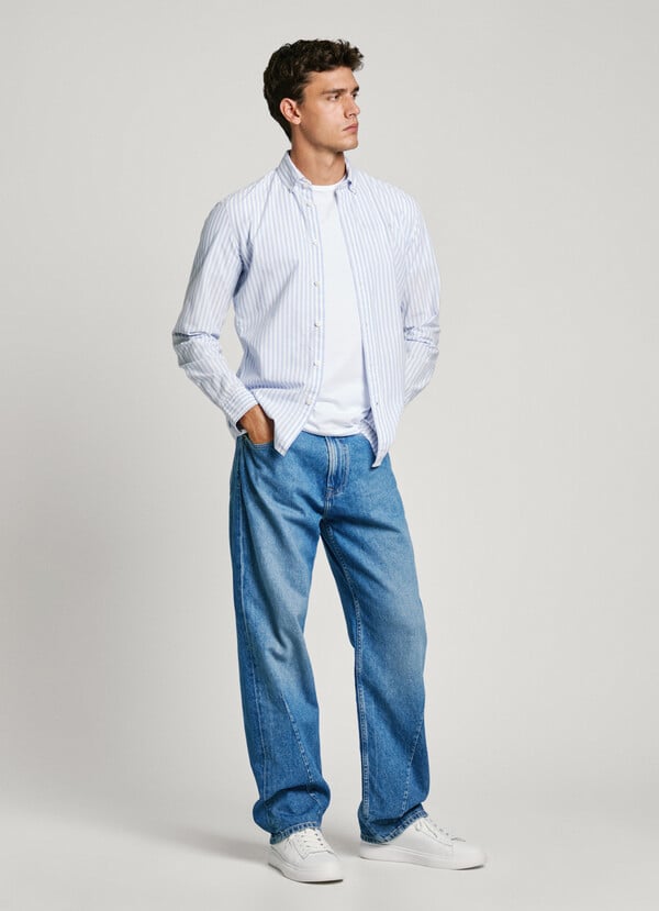Pepe Jeans Camisa Rayas Fit Slim