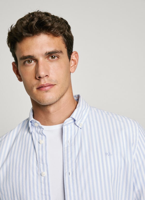 Pepe Jeans Camisa Rayas Fit Slim