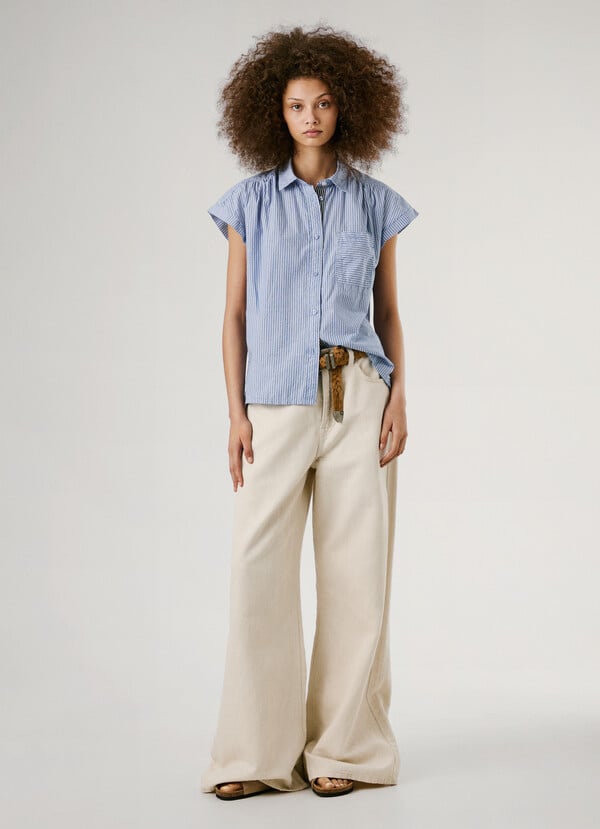 Pepe Jeans Camisa Rayas Manga Corta