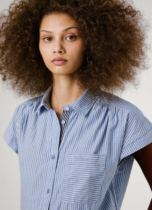 Pepe Jeans Camisa Rayas Manga Corta