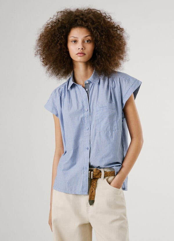 Pepe Jeans camisa rayas manga corta