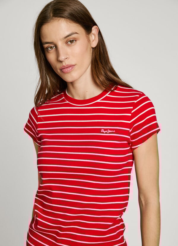 Pepe Jeans Camiseta Canalé De Rayas