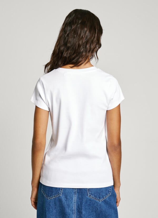 Pepe Jeans Camiseta Canalé Logo Estampado