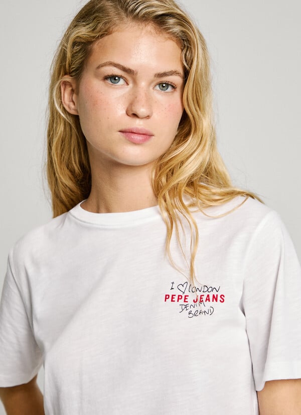 Pepe Jeans Camiseta Espalda Estampada