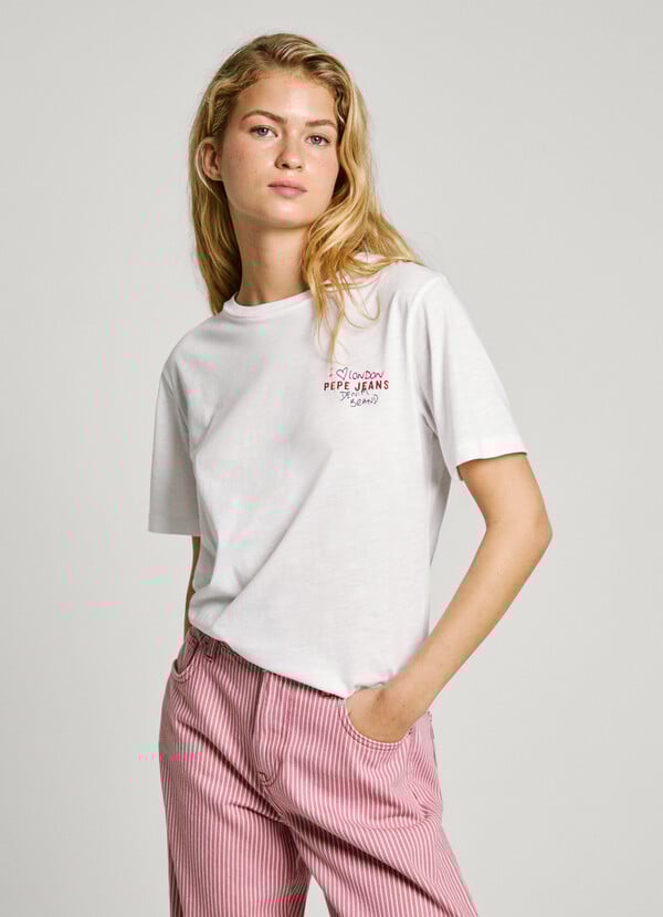 Pepe Jeans Camiseta Espalda Estampada