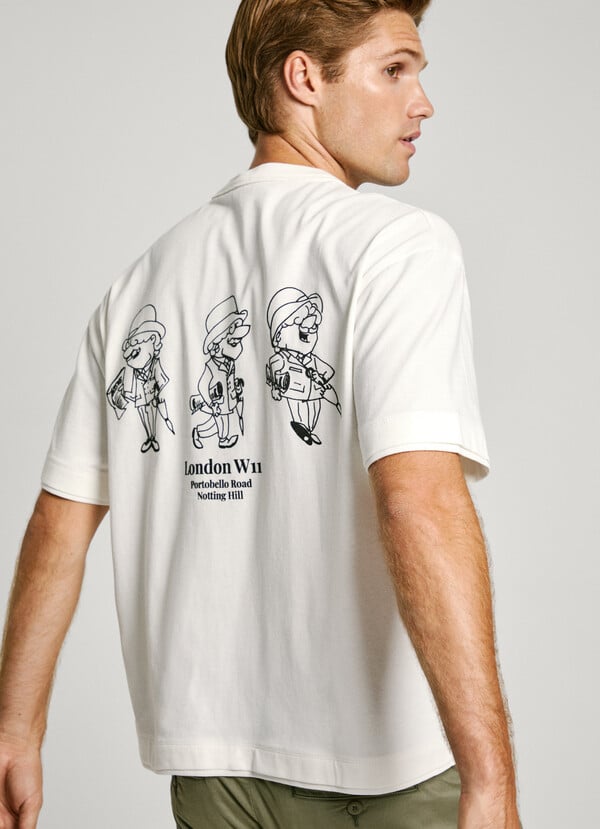Pepe Jeans camiseta espalda estampada