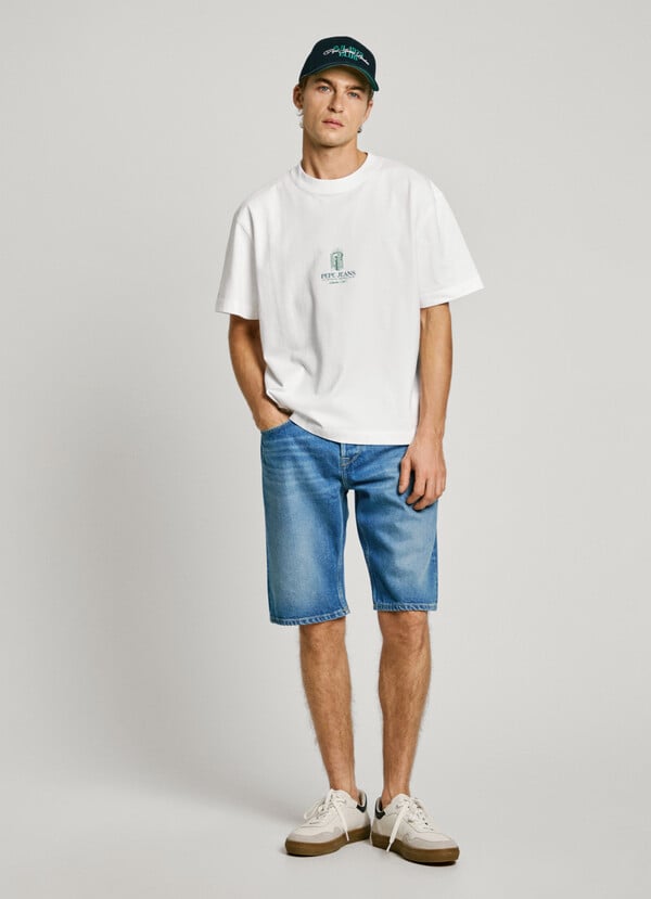 Pepe Jeans Camiseta Espalda Estampada