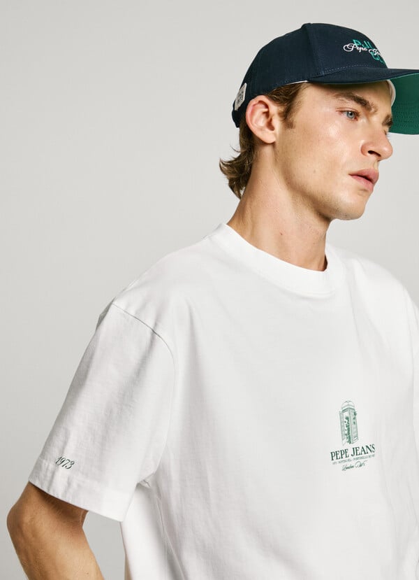 Pepe Jeans Camiseta Espalda Estampada