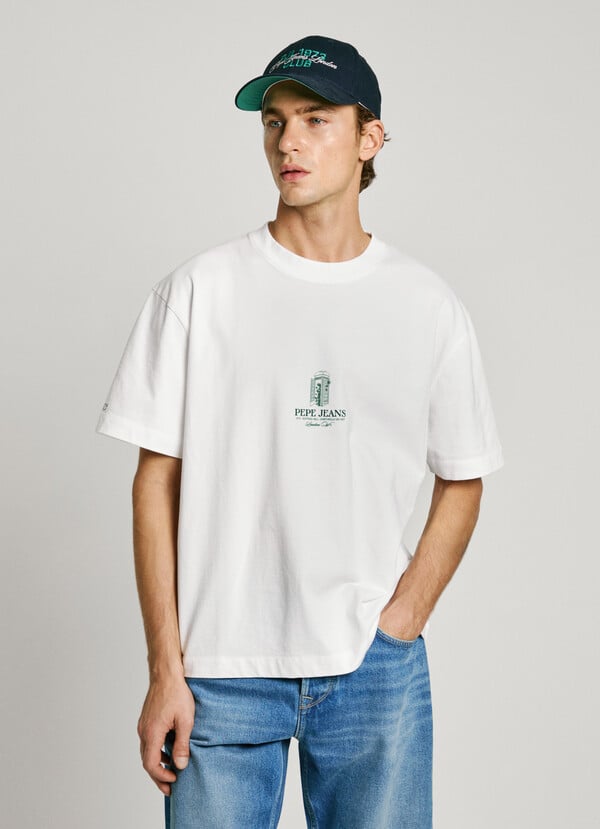 Pepe Jeans Camiseta Espalda Estampada