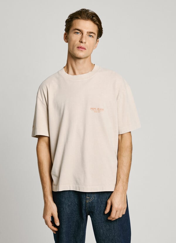 Pepe Jeans Camiseta Espalda Estampada