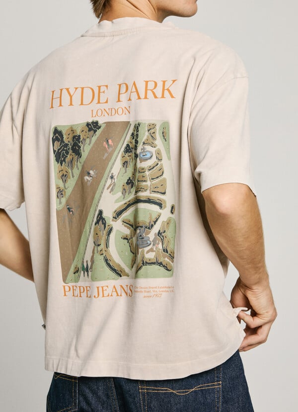 Pepe Jeans camiseta espalda estampada