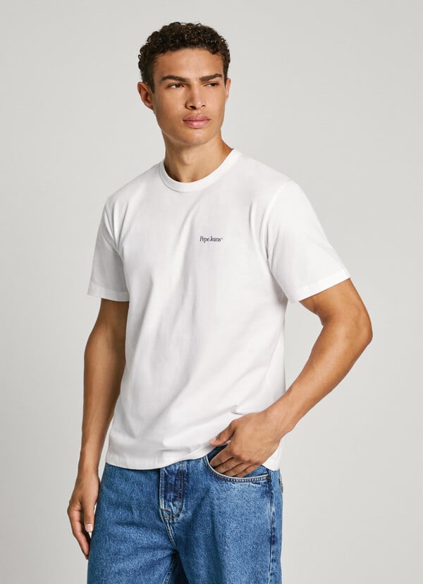 Pepe Jeans Camiseta Espalda Estampada Fit Regular