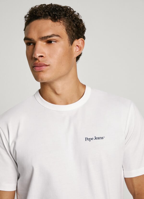 Pepe Jeans Camiseta Espalda Estampada Fit Regular