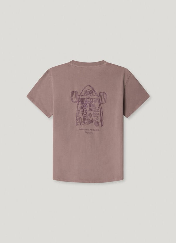 Pepe Jeans Camiseta Espalda Estampada Fit Relaxed