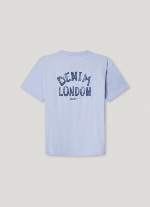 Pepe Jeans Camiseta Espalda Estampada Fit Relaxed