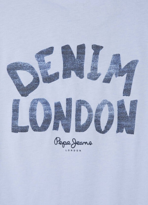 Pepe Jeans Camiseta Espalda Estampada Fit Relaxed