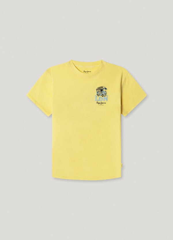 Pepe Jeans camiseta espalda estampada fit relaxed