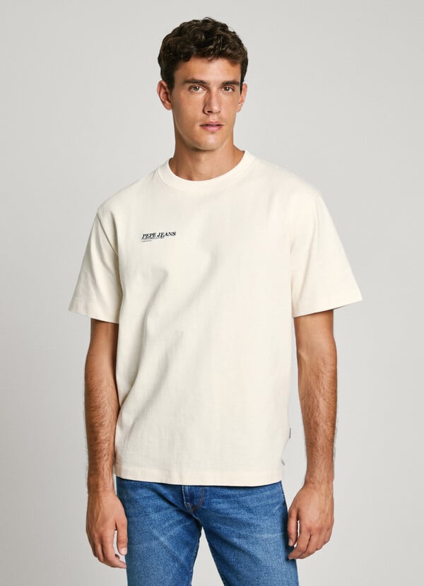 Pepe Jeans Camiseta Espalda Estampada Fit Relaxed