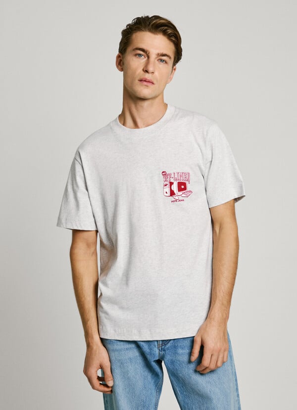 Pepe Jeans Camiseta Estampada Fit Regular