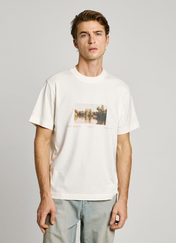 Pepe Jeans Camiseta Estampada Fit Regular
